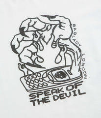 Baglady x DDF Speak Of The Devil T-Shirt - White