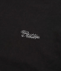 Butter Goods Jive Overlock Stitch T-Shirt - Distressed Black
