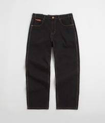 Butter Goods Relaxed Jeans - Washed Black / Black