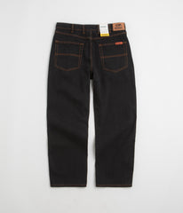 Butter Goods Relaxed Jeans - Washed Black / Black
