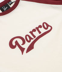 by Parra Baller Of The Based Raglan Long Sleeve T-Shirt - Dark Red