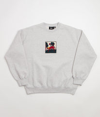 by Parra Long Lost Leg Crewneck Sweatshirt - Heather Grey