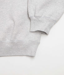 by Parra Long Lost Leg Crewneck Sweatshirt - Heather Grey
