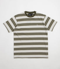 by Parra Signature Striped T-Shirt - Green