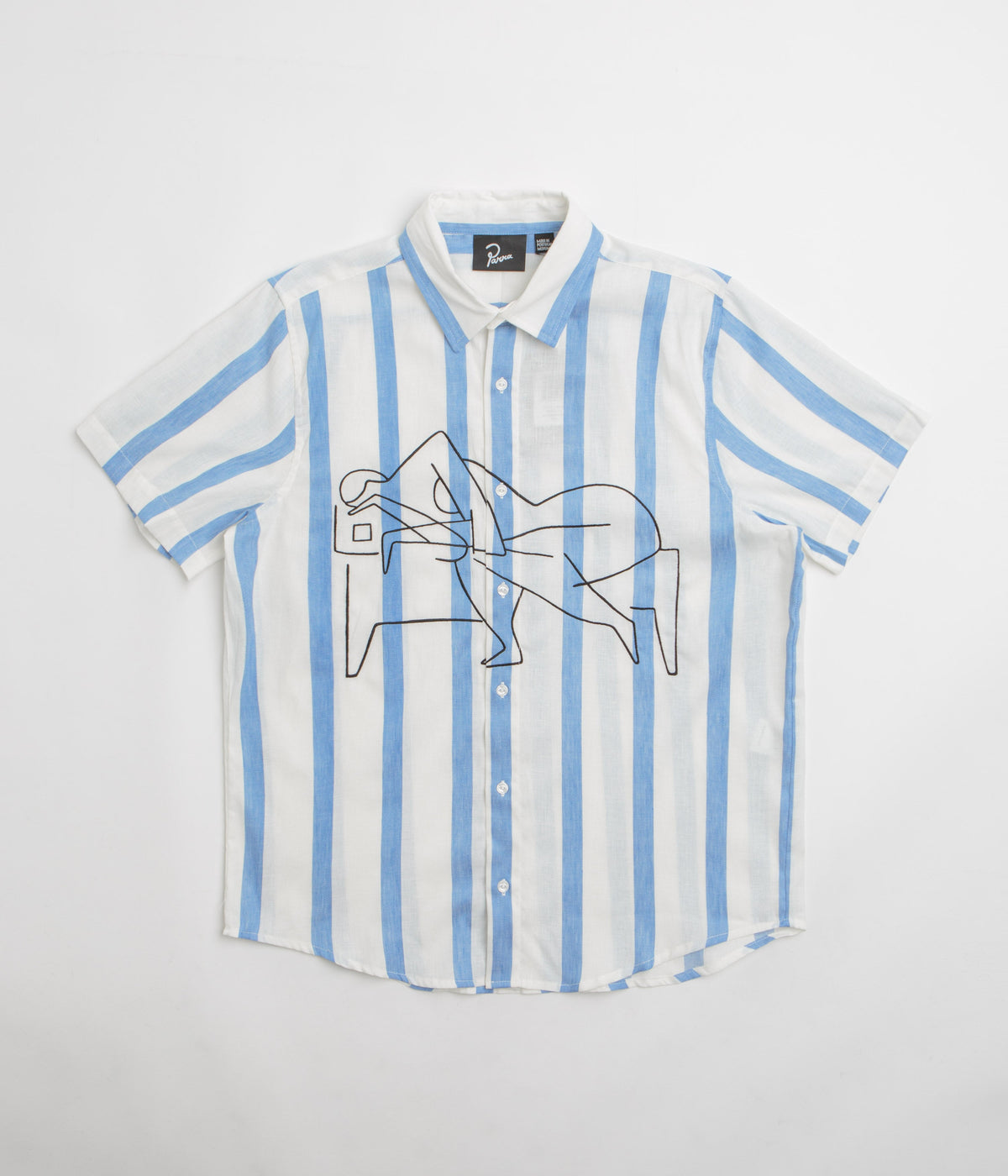 by Parra Sleep Now Short Sleeve Shirt - Blue