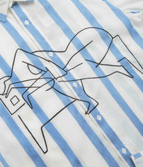 by Parra Sleep Now Short Sleeve Shirt - Blue