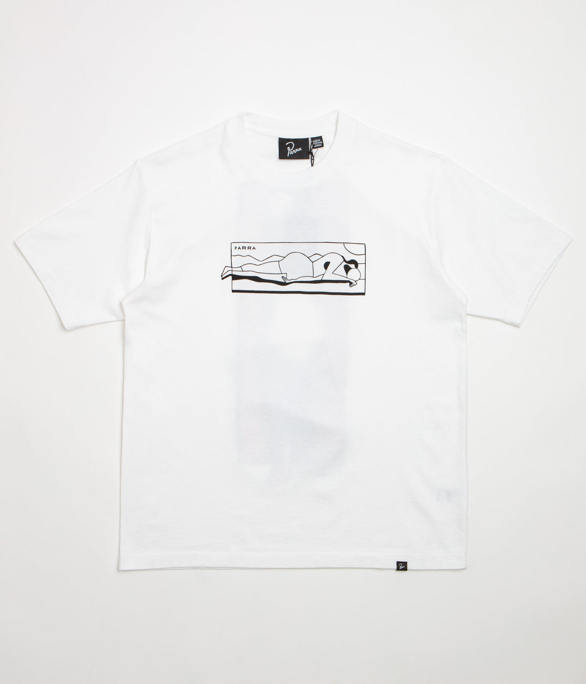 by Parra Vertical Thoughts T-Shirt - White