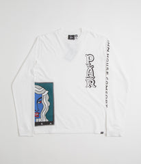 by Parra Your Face Long Sleeve T-Shirt - White