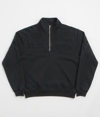 by Parra Media Training Quarter Zip Sweatshirt - Black