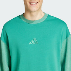 Men's adidas All SZN French Terry Colorblock Crew Sweatshirt