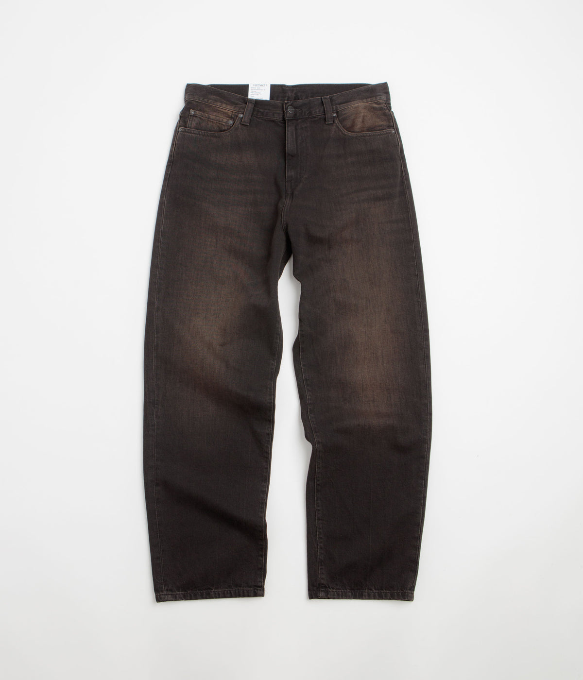 Carhartt Aaron Pants - Black Tobacco Used Wash