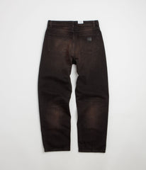 Carhartt Aaron Pants - Black Tobacco Used Wash
