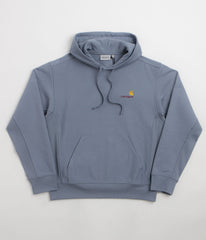 Carhartt American Script Hoodie - Shady Blue
