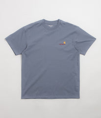 Carhartt American Script T-Shirt - Shady Blue