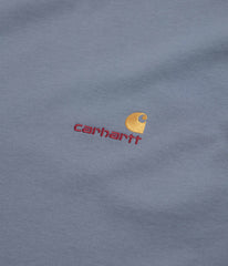 Carhartt American Script T-Shirt - Shady Blue