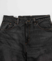 Carhartt Brandon Pants - Black Marble Used Wash