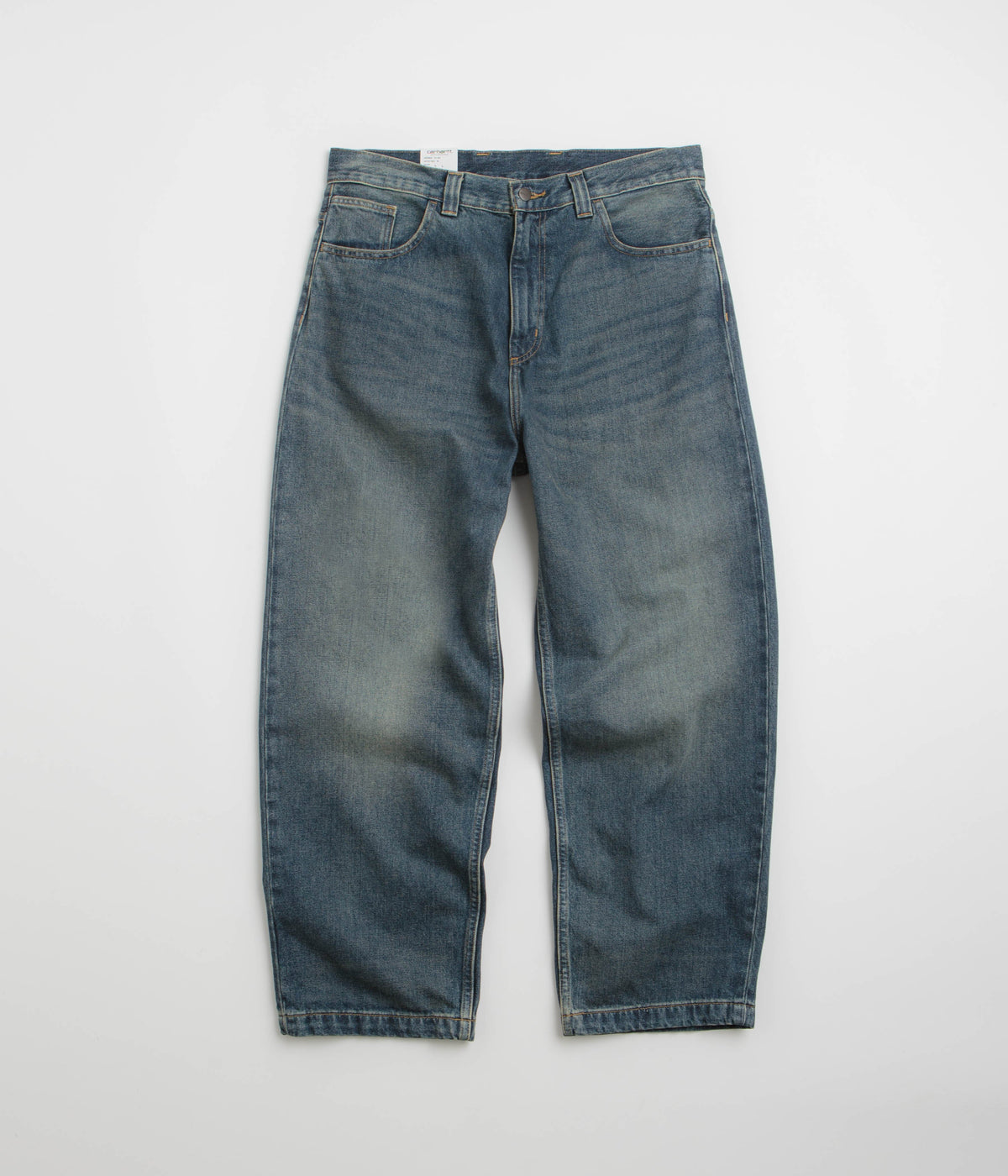 Carhartt Brandon Pants - Blue Worn Used Wash