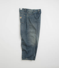 Carhartt Brandon Pants - Blue Worn Used Wash