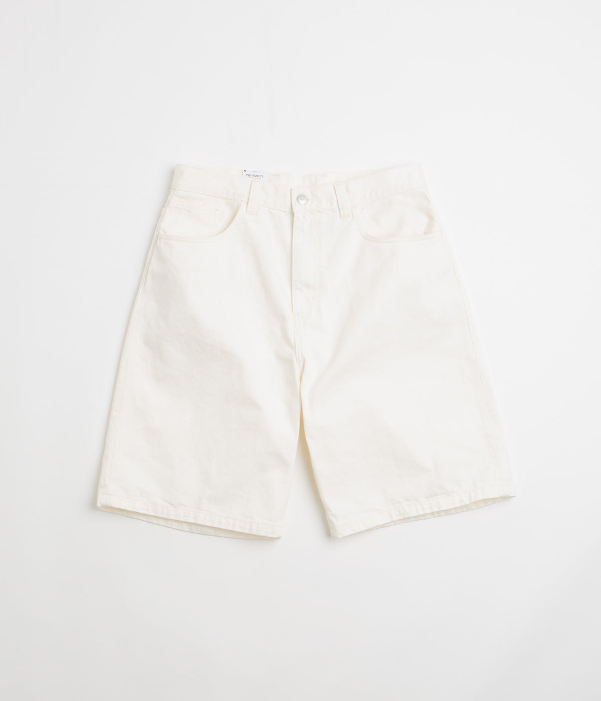 Carhartt Brandon Shorts - White Rinsed