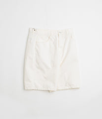 Carhartt Brandon Shorts - White Rinsed