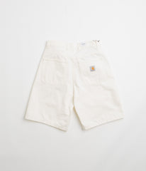 Carhartt Brandon Shorts - White Rinsed