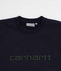 Carhartt Carhartt Crewneck Sweatshirt - Dark Navy / Dark Scarab