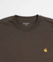 Carhartt Chase T-Shirt - Shungite / Gold