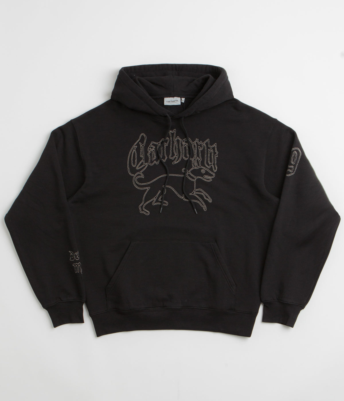 Carhartt Hackwork Hoodie - Black / Wall