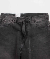 Carhartt Landon Pants - Black Destroy Wash / Splatter