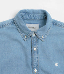 Carhartt Lucas Short Sleeve Shirt - Blue