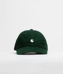 Carhartt Madison Logo Cap - Dark Scarab / White