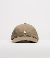 Carhartt Madison Logo Cap - Leather / White