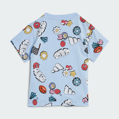 Kids' adidas Seasonal Essentials Fun Allover Print Set Kids