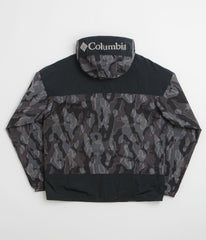 Columbia Challenger II Printed Windbreaker Jacket - Black Treebark / Black