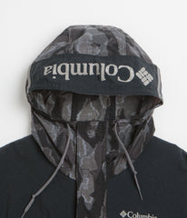 Columbia Challenger II Printed Windbreaker Jacket - Black Treebark / Black