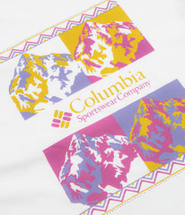 Columbia CSC Heavyweight Iconic T-Shirt - White / Repeated Peaks