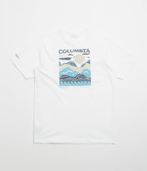 Columbia Explorers Canyon Back T-Shirt - White / Peaks and Waves