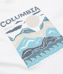 Columbia Explorers Canyon Back T-Shirt - White / Peaks and Waves