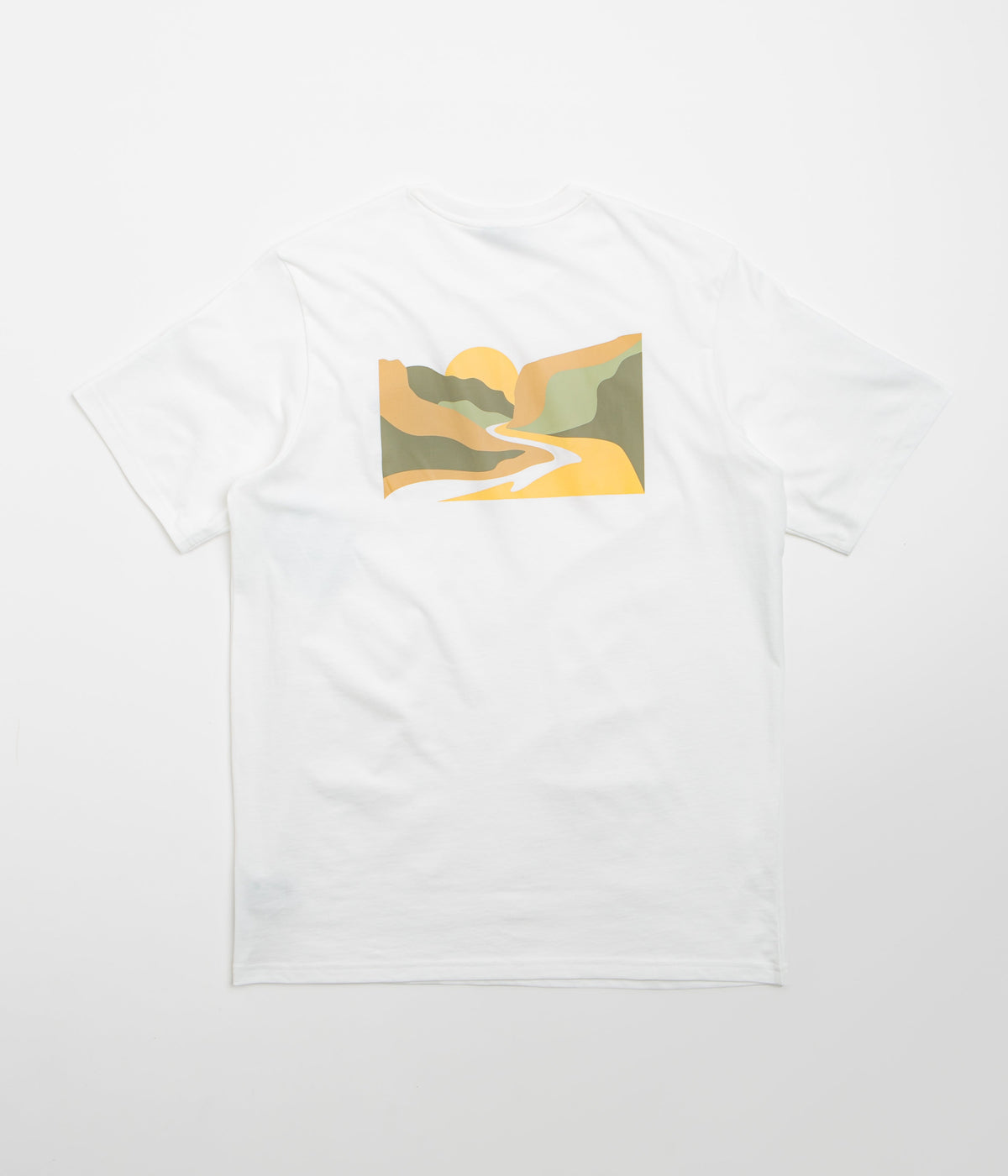 Columbia Explorers Canyon Back T-Shirt - White / Trailscape