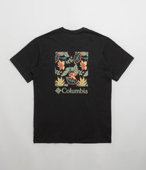 Columbia North Cascades T-Shirt - Black / Pasteled Framed