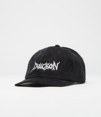 Dungeon Scrawl Logo Cord Cap - Black / Glow In The Dark