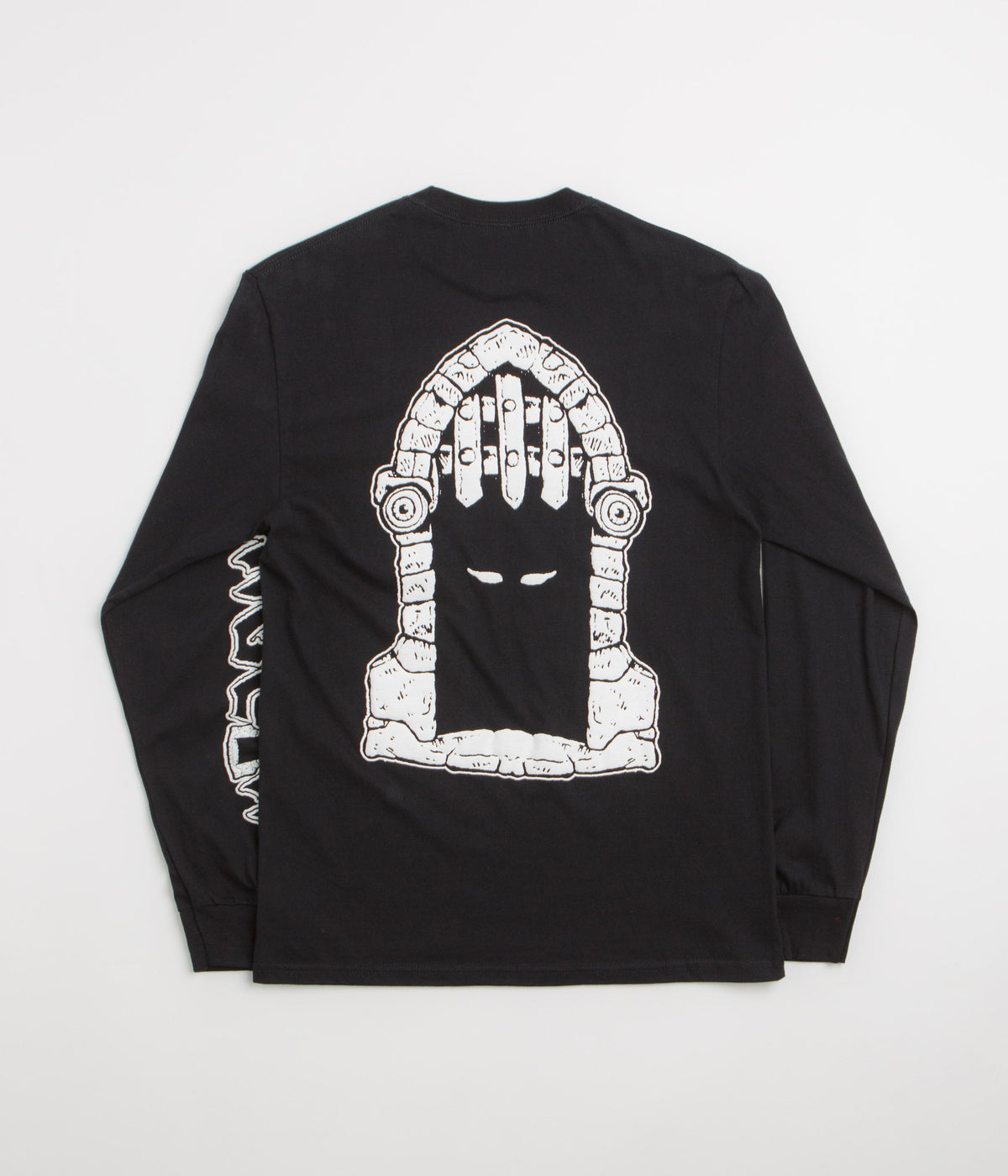 Dungeon Portcullis Logo Long Sleeve T-Shirt - Black