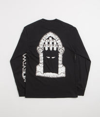 Dungeon Portcullis Logo Long Sleeve T-Shirt - Black
