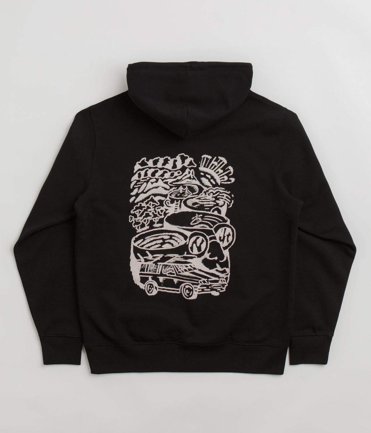flatspot x Yallah Hoodie - Black