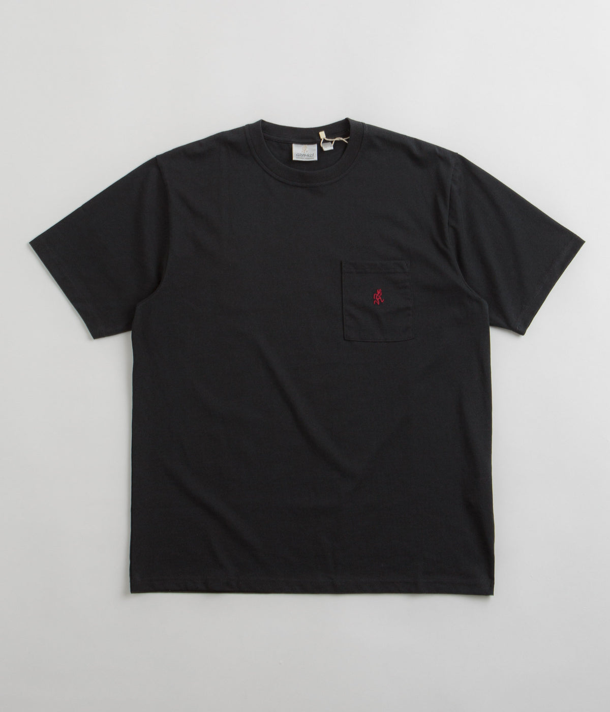 Gramicci One Point T-Shirt - Vintage Black / Red