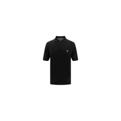 Prada Virgin Wool Polo Shirt — Black