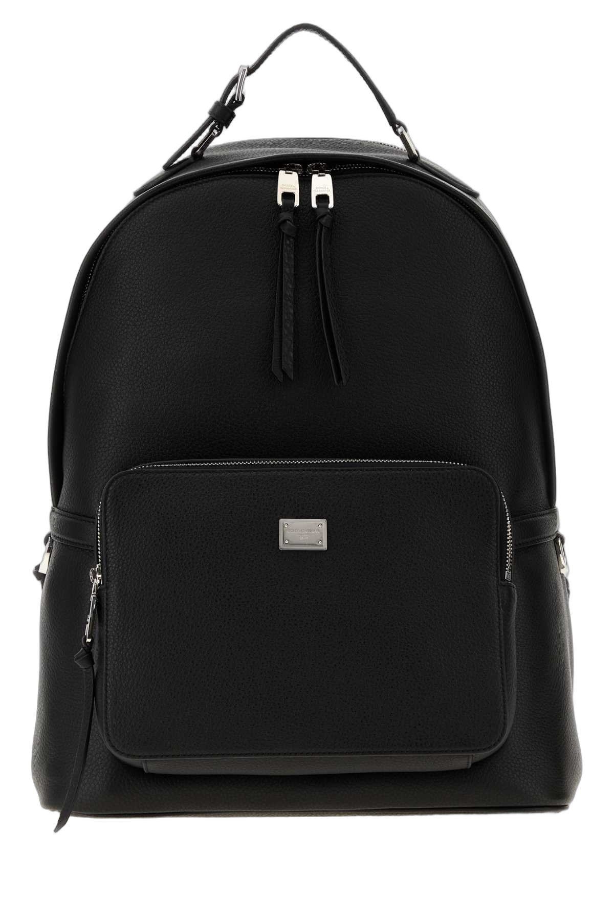 Dolce & Gabbana Pebbled Calf Backpack — Black
