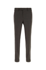 Pt Torino Stretch Wool Trousers — Brown
