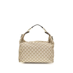 Gucci GG Canvas Shoulder Bag — Beige