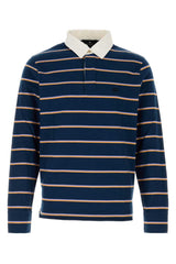 Etro Stripes Polo Shirt — Navy